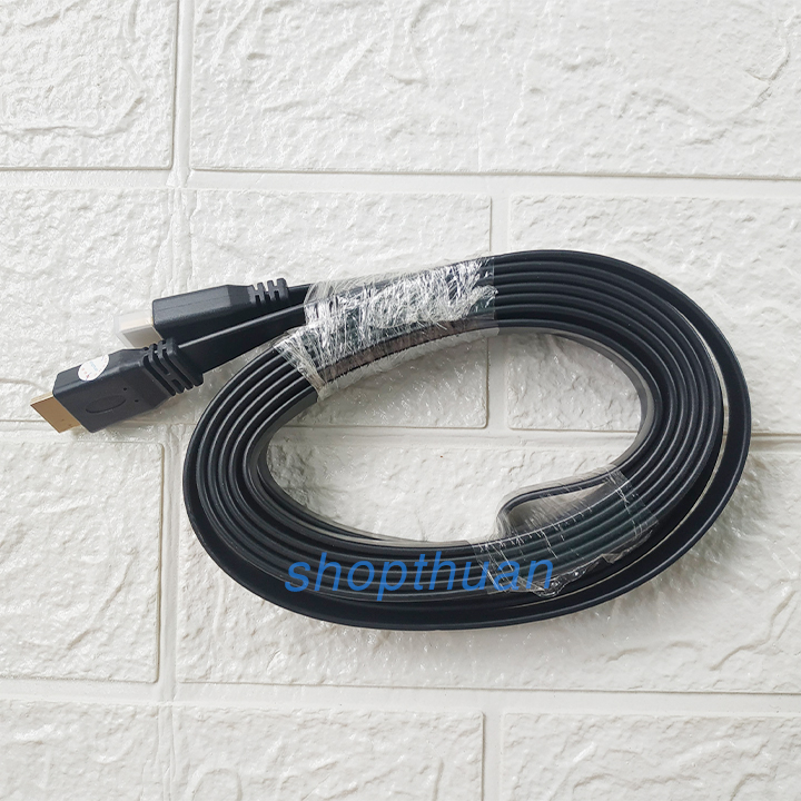 1 cap hdmi 5m 1.4v day dep Cáp HDMI 5m - Dây Dẹp 1.4V HDTV