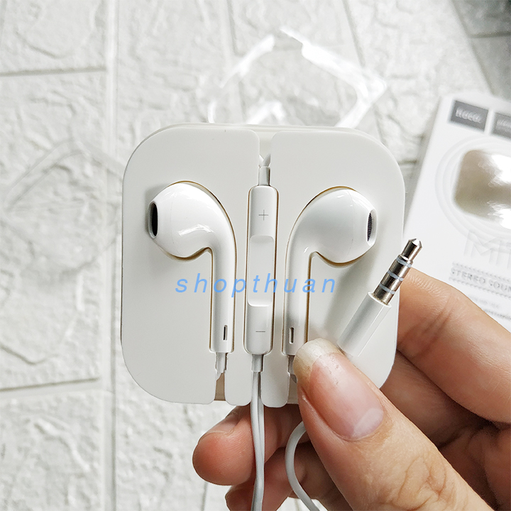 5 tai nghe hoco M1 Tai Nghe Có Dây Hoco M1 Nhét Tai Jack 3.5mm