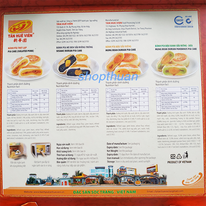 2 banh pia kim sa 6 sao co tra xanh