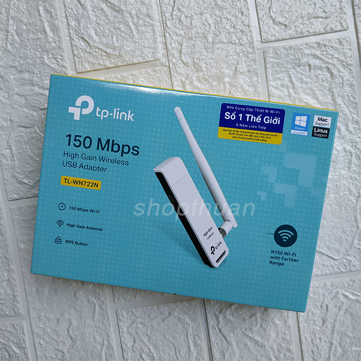 1 USB Wifi thu song TP-Link TL-WN722N