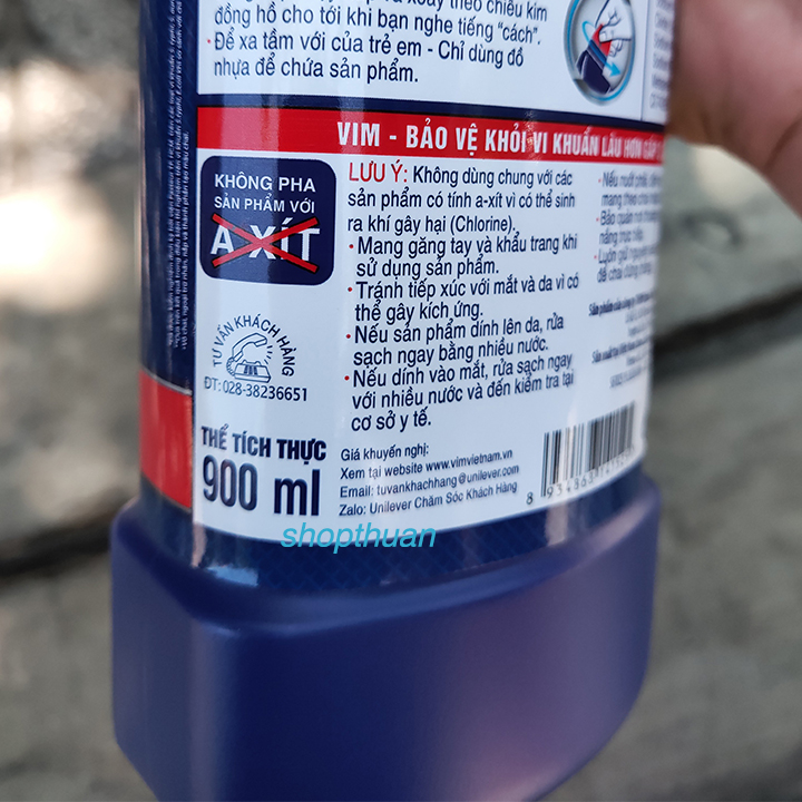 vim tay rua nha tom bon cau 900ml