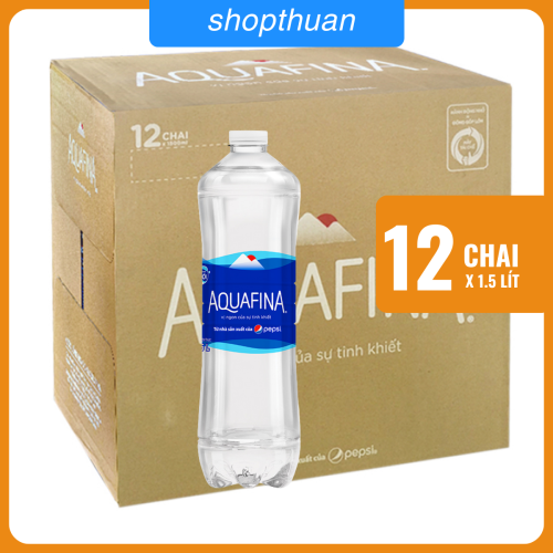 nước aquafina 1.5 lít